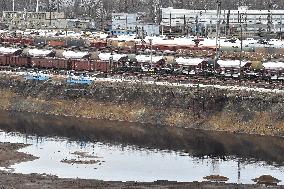 Ostramo, chemical plant, oil lagoons clean-up