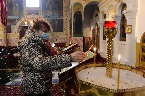 orthodox Christmas liturgy, online, church in Olomouc, mass