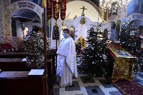 orthodox Christmas liturgy, online, church in Olomouc, mass
