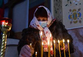 orthodox Christmas liturgy, online, church in Olomouc, mass