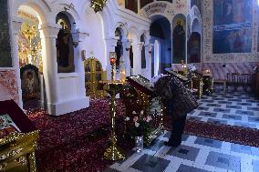 orthodox Christmas liturgy, online, church in Olomouc, mass