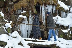 Mattoni Waterfall, Trail, Kyselka Spa, tourist