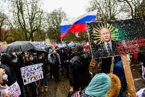 protest against arrest of Alexei Navalny