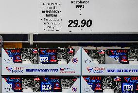 packaged respirators of FFP2 category, Lidl