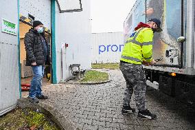 The first delivery of the AstraZeneca vaccine against coronavirus to Czech Republic