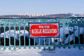 Alexei Navalny scenic viewpoint, Stromovka park, Prague