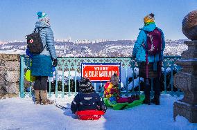 Alexei Navalny scenic viewpoint, Stromovka park, Prague