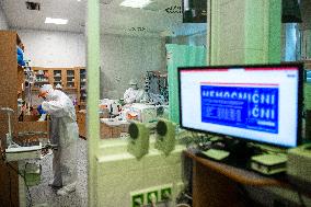 Department of anesthesiology and resuscitation for patients with COVID-19 disease in the Trutnov Hospital