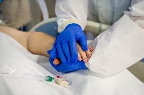 Department of anesthesiology and resuscitation for patients with COVID-19 disease in the Trutnov Hospital