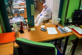 Department of anesthesiology and resuscitation for patients with COVID-19 disease in the Trutnov Hospital