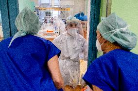 Department of anesthesiology and resuscitation for patients with COVID-19 disease in the Trutnov Hospital