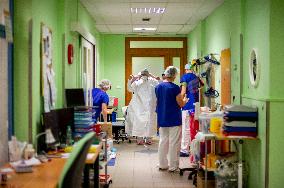 Department of anesthesiology and resuscitation for patients with COVID-19 disease in the Trutnov Hospital
