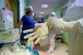 Department of anesthesiology and resuscitation for patients with COVID-19 disease in the Trutnov Hospital