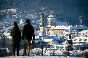 Prague, cold weather, winter