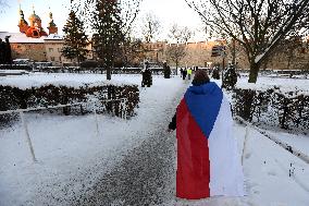 Saint Valentine march, Let Us Open the Czech Republic - Chcipl PES (PES/DOG Croaked)
