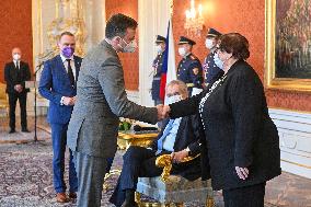 Milos Zeman, Petr Suk, Marie Benesova