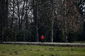 man, Stromovka Park, Prague