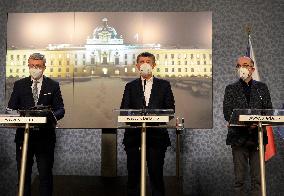 Karel Havlicek, Andrej Babis, Jan Blatny