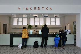 Vincentka Hall with mineral spring in Luhacovice Spa