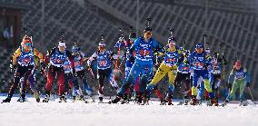 Women 4 x 6km relay race at the BMW IBU  Biathlon World Cup