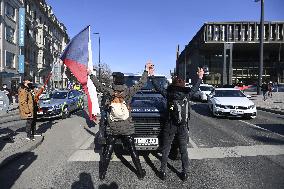 Rally staged by We Together group at Wenceslas Square