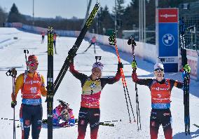 Denise Herrmann, Tyril Eckhoff, Marte Olsbu Roiseland