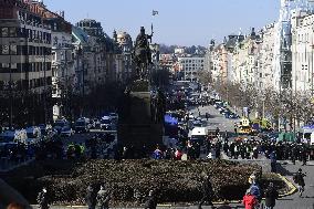 Rally staged by We Together group at Wenceslas Square