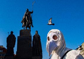 Rally staged by We Together group at Wenceslas Square