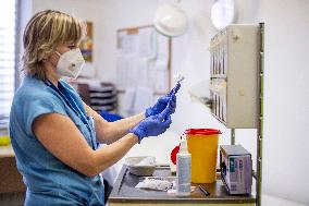 vaccination center in Hradec Kralove, vaccine, covid-19, coronavirus