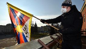 JAKUB MURON, Zlin, Tibet flag