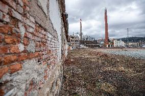 Former factory Tepna Nachod, brownfield