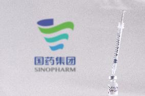 Vaccine, Sinopharm, syringe.