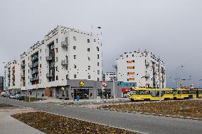 Apartment buildings of the Unicity Living project in Pilsen