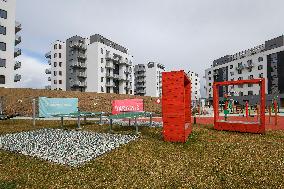 Apartment buildings of the Unicity Living project in Pilsen
