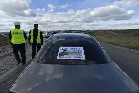 protest of Polish drivers, support for the Turow mine