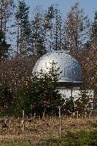 Observatory, Copula 2m Perkｴs binoculars,  stargazer, Ondrejov,  stars, cloud