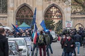 Embassy of the Russian Federation in Prague, protest, demonstration