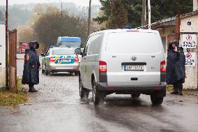 explosion of the ammunition store in Vrbetice, police