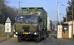 explosion of the ammunition store in Vrbetice, army, soldiers, guard unit