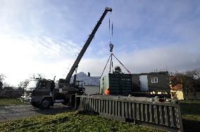 explosion of the ammunition store in Vrbetice, army, guard unit