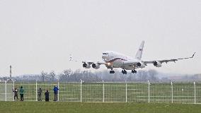 plane Ilyushin 96-300, Vaclav Havel Airport, expelled diplomats, aircraft