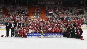 The HC Ocelari Trinec won the Czech ice hockey Extraleague