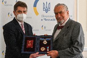 Yevhen Perebyinis, Karel Schwarzenberg, Order of Prince Yaroslav the Wise