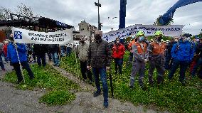 Liberty Ostrava, protest