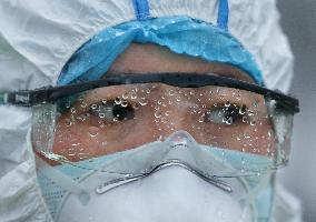 Eye Contacts Of People Amid Coronavirus Outbreak