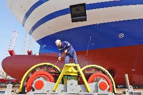 Asia's Largest Multi-purpose Ro / Ro Ship In Yantai City
