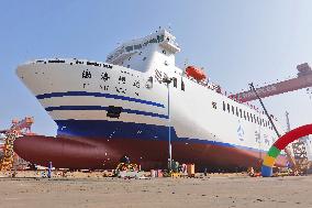 Asia's Largest Multi-purpose Ro / Ro Ship In Yantai City