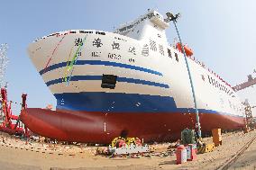 Asia's Largest Multi-purpose Ro / Ro Ship In Yantai City
