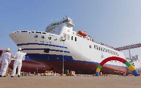 Asia's Largest Multi-purpose Ro / Ro Ship In Yantai City