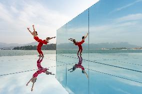 China Three Gorges Dam Yoga